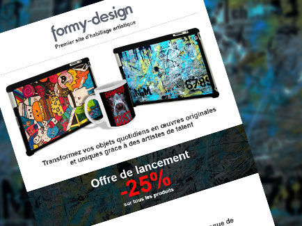 Newsletter formy design