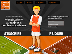 Jeu sur mesure pour la Voix des Sports